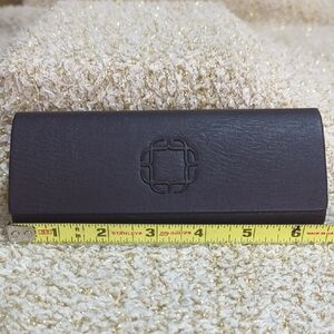 Blake Kuwahara Eyeglasses Glasses CASE ONLY Brown Logo Tan Interior